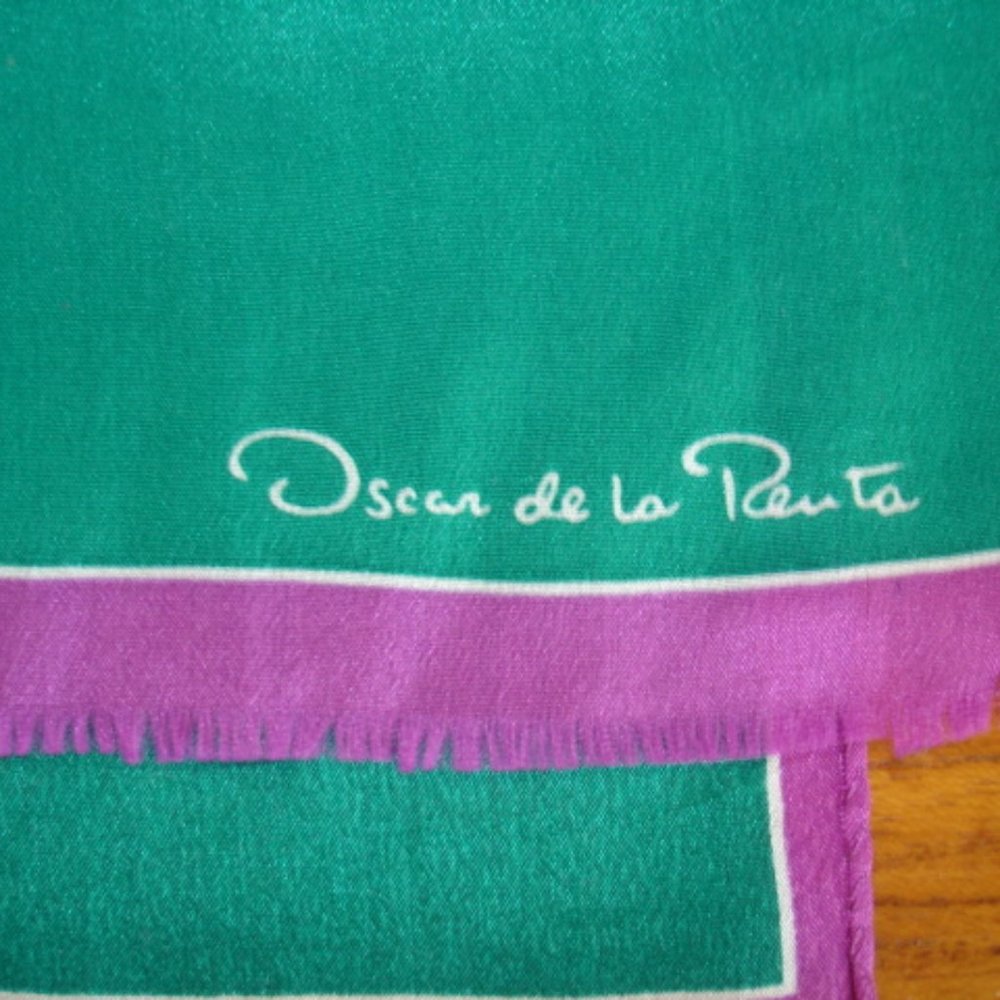 Vintage Oscar de La Renta scarf